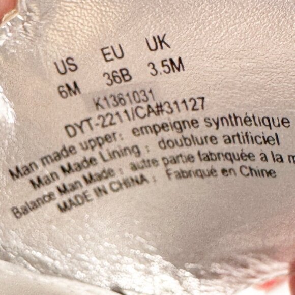 New DKNY Silver Kailyn heel sandals size 6 - Picture 8 of 8